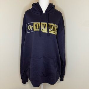 Hanes Navy Yellow Jackets Hoodie